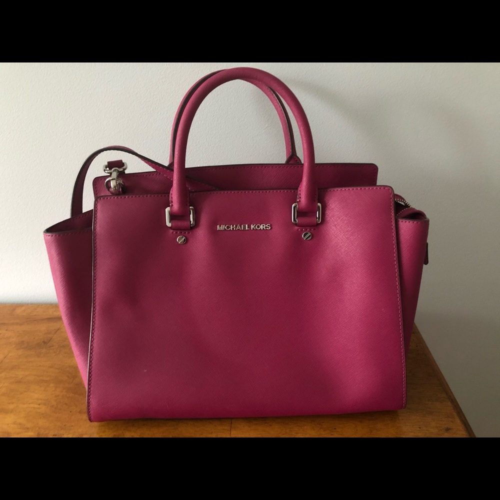 Michael Kors pink handbag